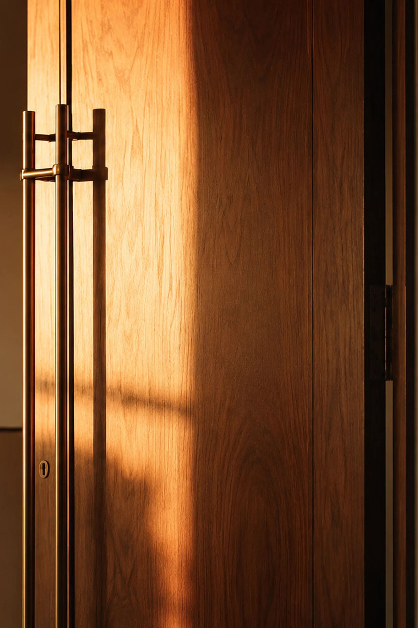 Open wooden doors into the LaVie reception